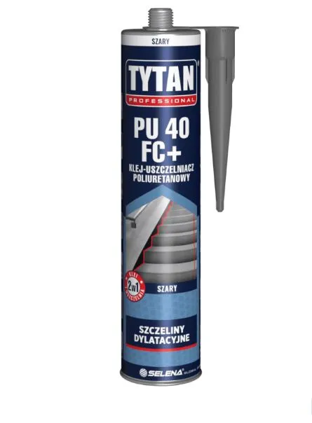 Klej Uszczelniacz Poliuretanowy PU 40 Fc 300ml TYTAN - Szary