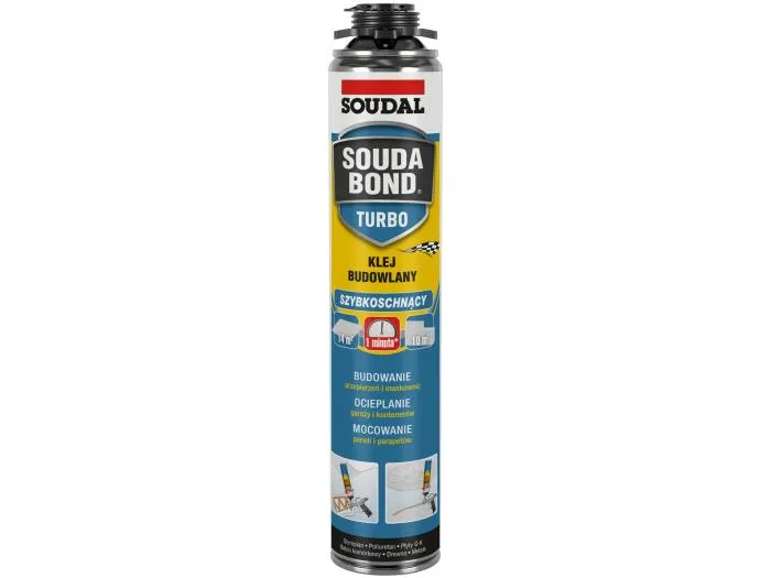 Pianoklej Uniwersalny Pistoletowy Soudabond Turbo 750ml SOUDAL