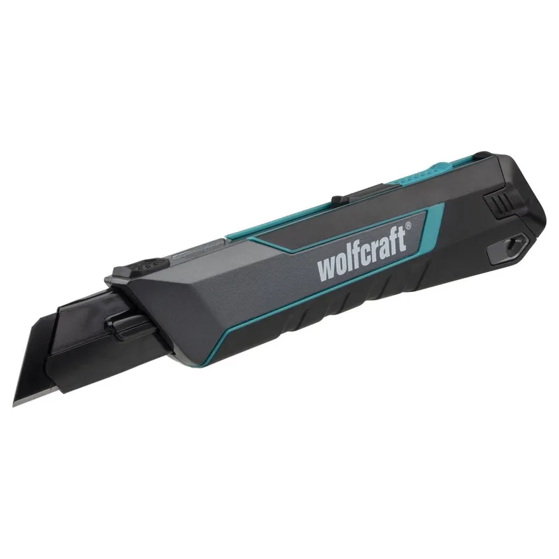 Nóż Z Ostrzem Łamanym 25mm PRO Safety WOLFCRAFT