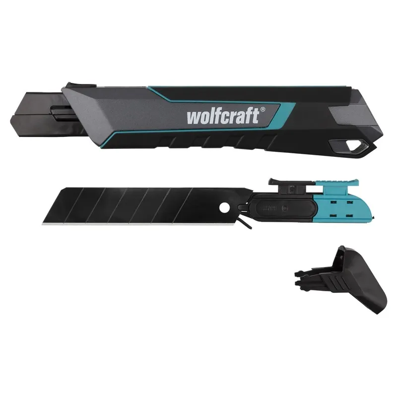 Nóż Z Ostrzem Łamanym 25mm PRO Safety WOLFCRAFT