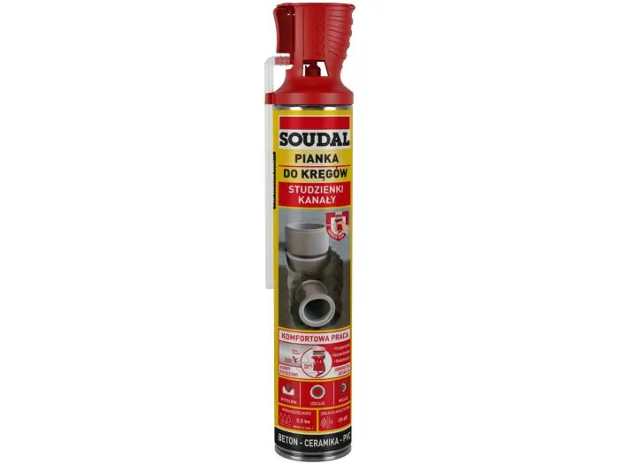 Pianka Montażowa Wężykowa Do Kręgów Genius Gun B3 750ml SOUDAL