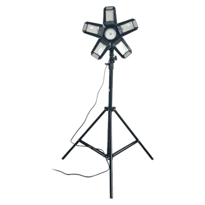 Lampa Warsztatowa Rigel LED 5-SKRZYDŁOWA 55W + Statyw VIRONE