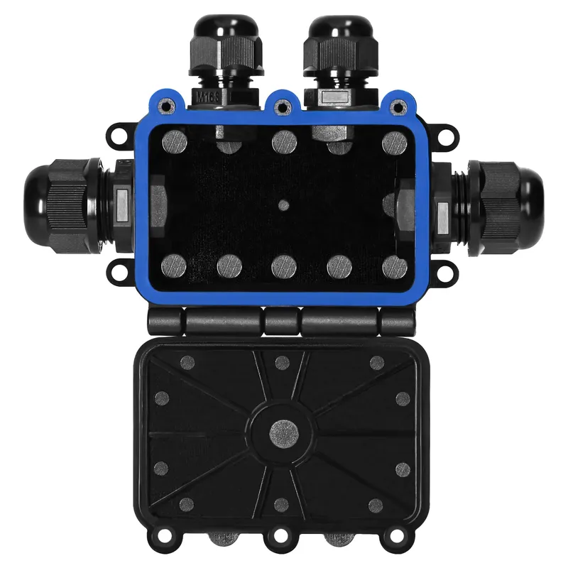 Puszka N/T IP68, 0.5-6.0MM2, 2 Dła. M20, 1 Dła. M16 Układ T ORNO