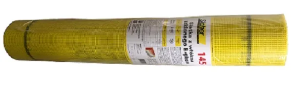 Siatka Podtynkowa Z Włókna Szklanego 145g/m² 1M*50M SICHER - Żółta