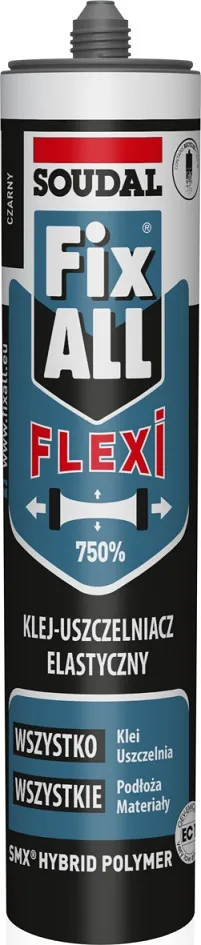 Uszczelniacz Hybrydowy Fix All Flexi 290ml SOUDAL - Czarny