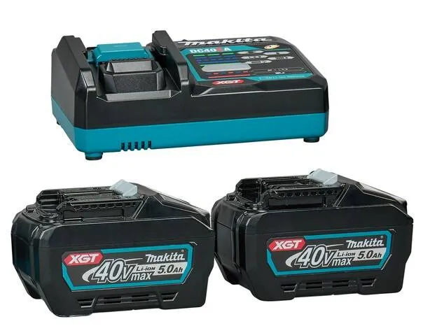 Zestaw Zasilający 18V Xgt 40V 2*5.0AH + DC40RA MAKITA