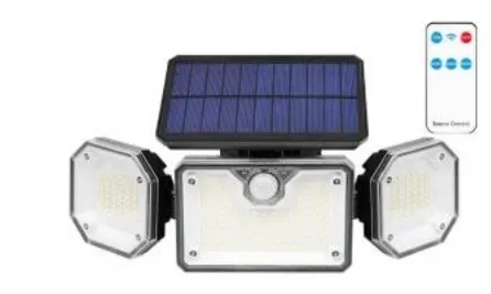 Naświetlacz LED 226 SMD Solarny + PIR 9619