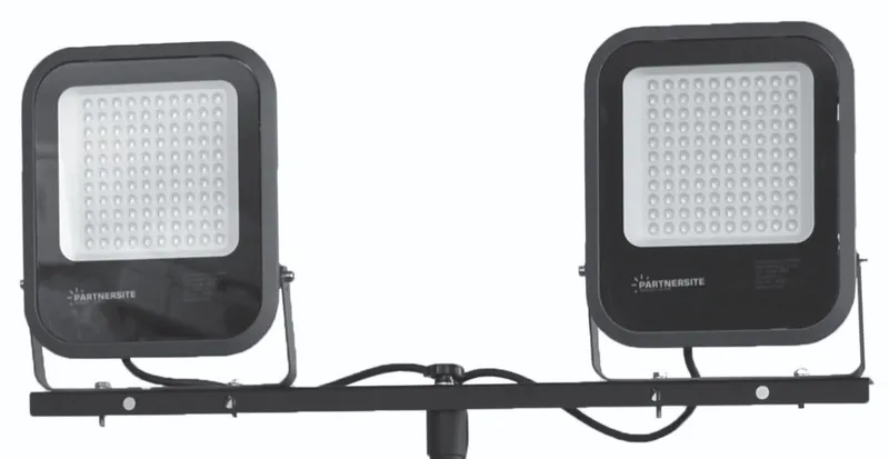Lampa Na Statywie Podwójna LED SMD 200W LM2X100AW, 1.7m PARTNERSITE