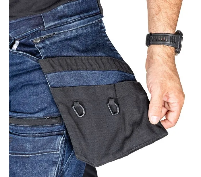 Spodnie Robocze Denim Wzmocnienia Cordura, Granatowe, Roz.xl NEO