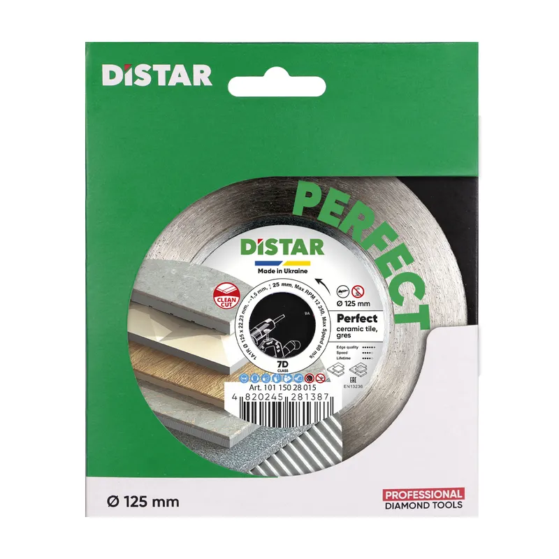 Tarcza Diamentowa Perfect 125*1,5*25*22,23 DISTAR