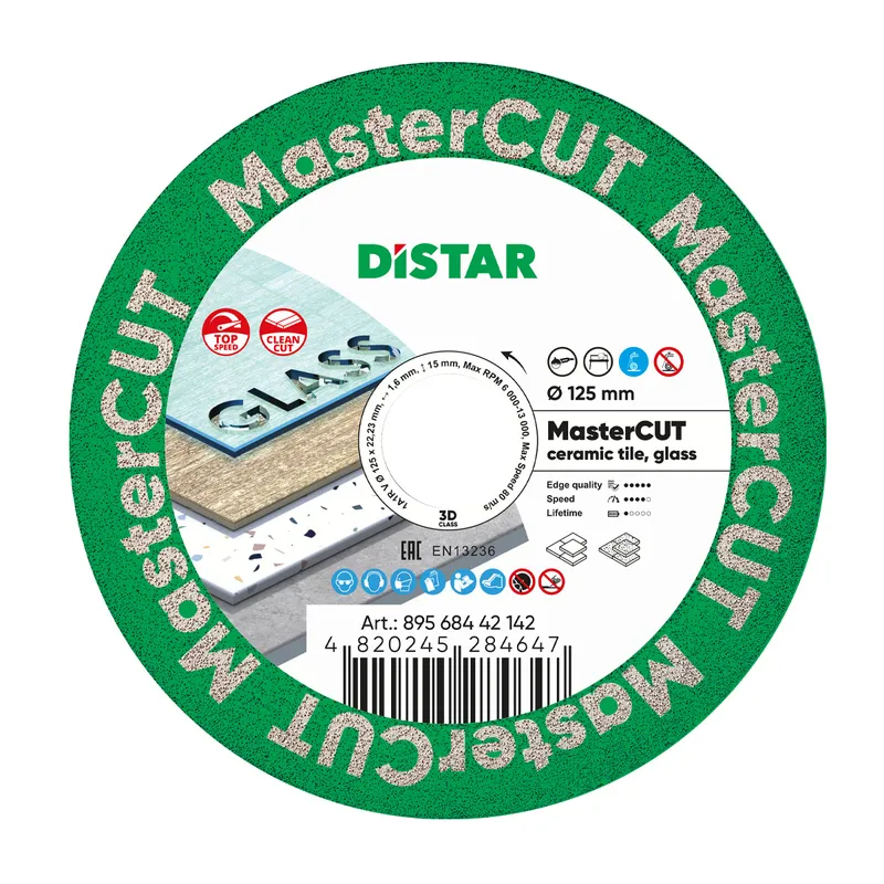 Tarcza Diamentowa Mastercut 125*1,6/1,0*15*22,23 DISTAR