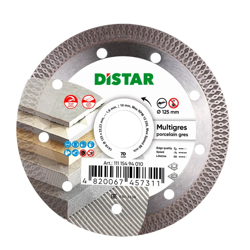 Tarcza Diamentowa Multigres 125*1,4*10*22,23 DISTAR
