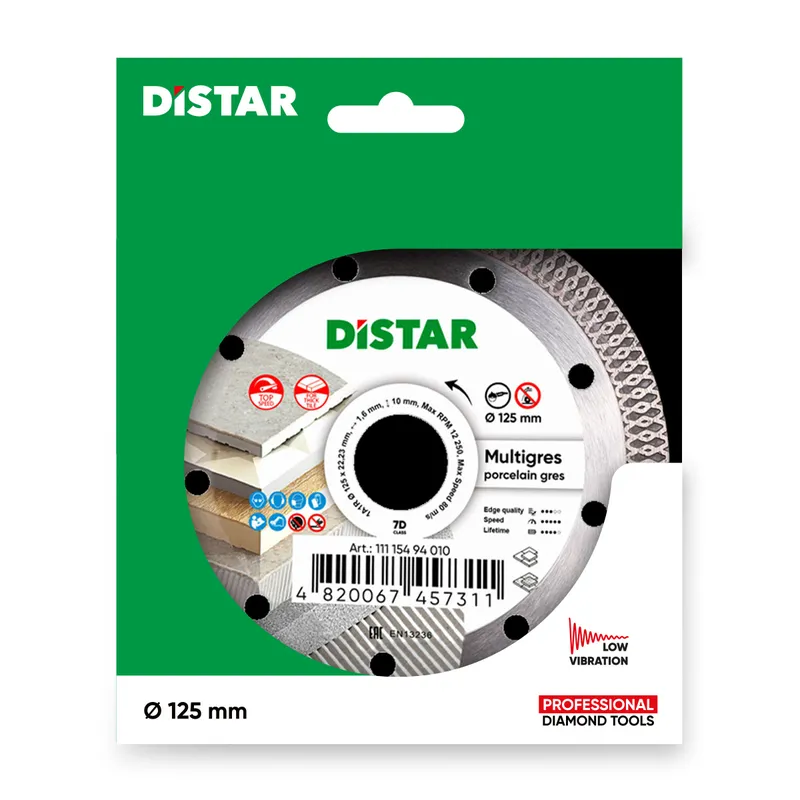 Tarcza Diamentowa Multigres 125*1,4*10*22,23 DISTAR