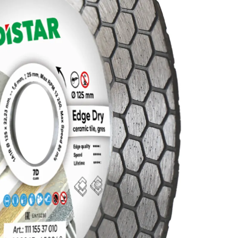 Tarcza Diamentowa Edge Dry 125*1,6*25*22,23 DISTAR