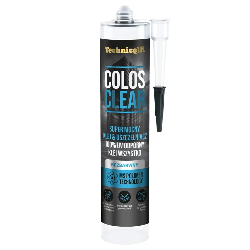 Klej Uszczelniający Colos Clear Bezbarwny 290ml TECHNICQLL