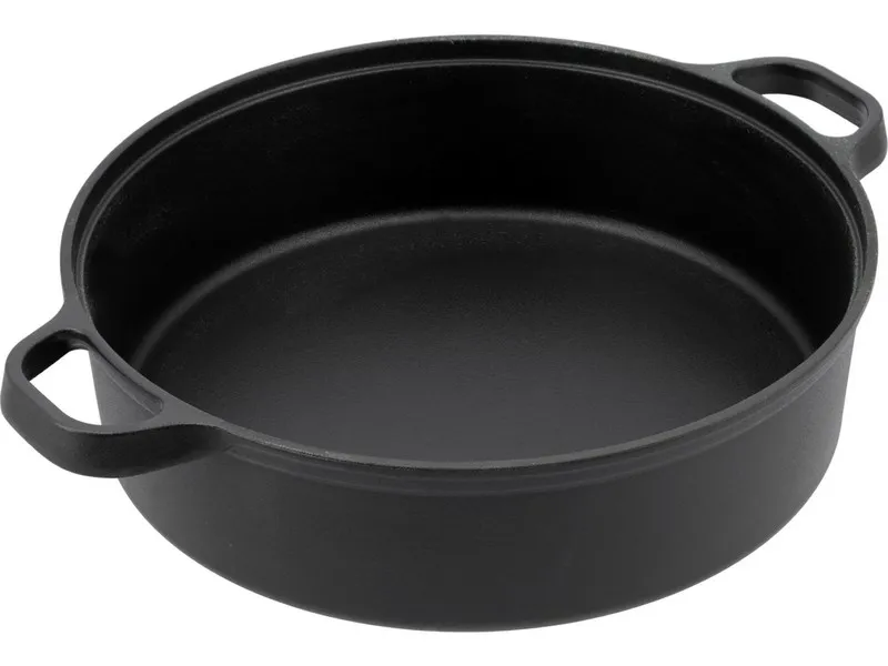 Patelnia Żeliwna Grillowa Głęboka 28cm YATO