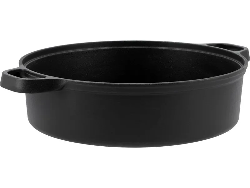 Patelnia Żeliwna Grillowa Głęboka 28cm YATO