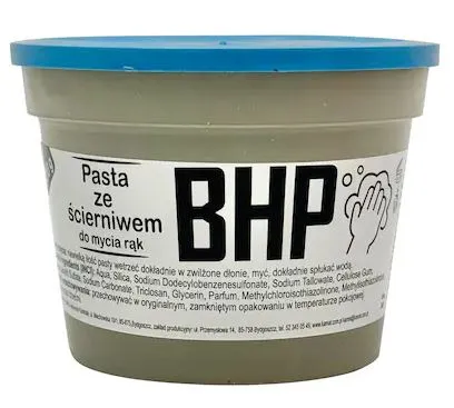 Pasta BHP Do Mycia Rąk, Ze Ścierniwem / Piaskowa 500g