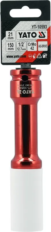 Nasadka Udarowa Długa Do Felg Aluminiowych 1/2' 21mm YATO