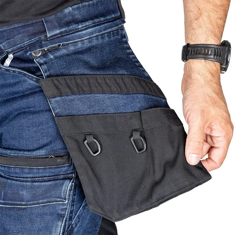 Spodnie Robocze Denim Wzmocnienia Cordura, Granatowe, Roz. S NEO