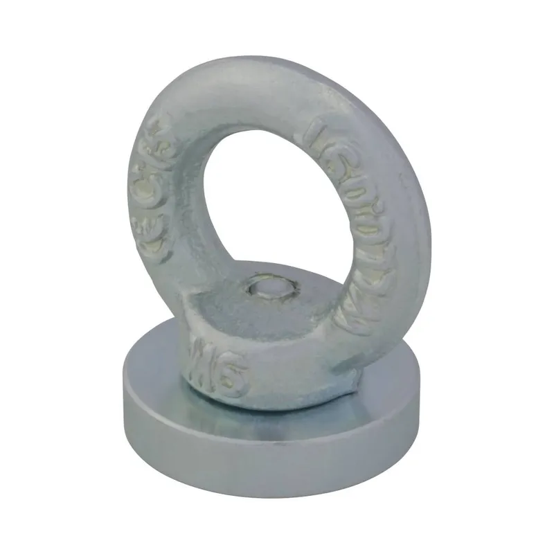 Magnes Neodymowy Okrągły Z Oczkiem M6 32*7MM
