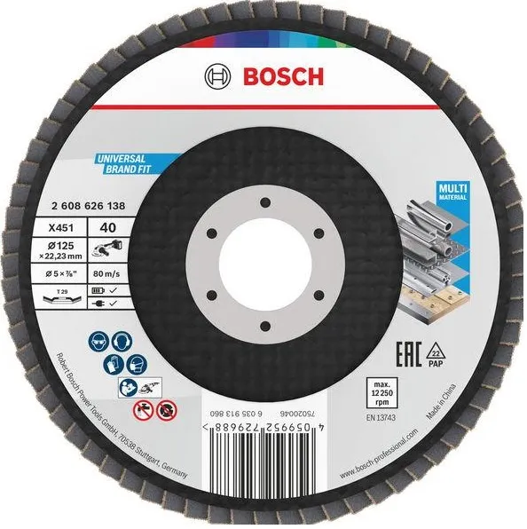Tarcza Listkowa X451 125mm T29 G120 Kątowa BOSCH