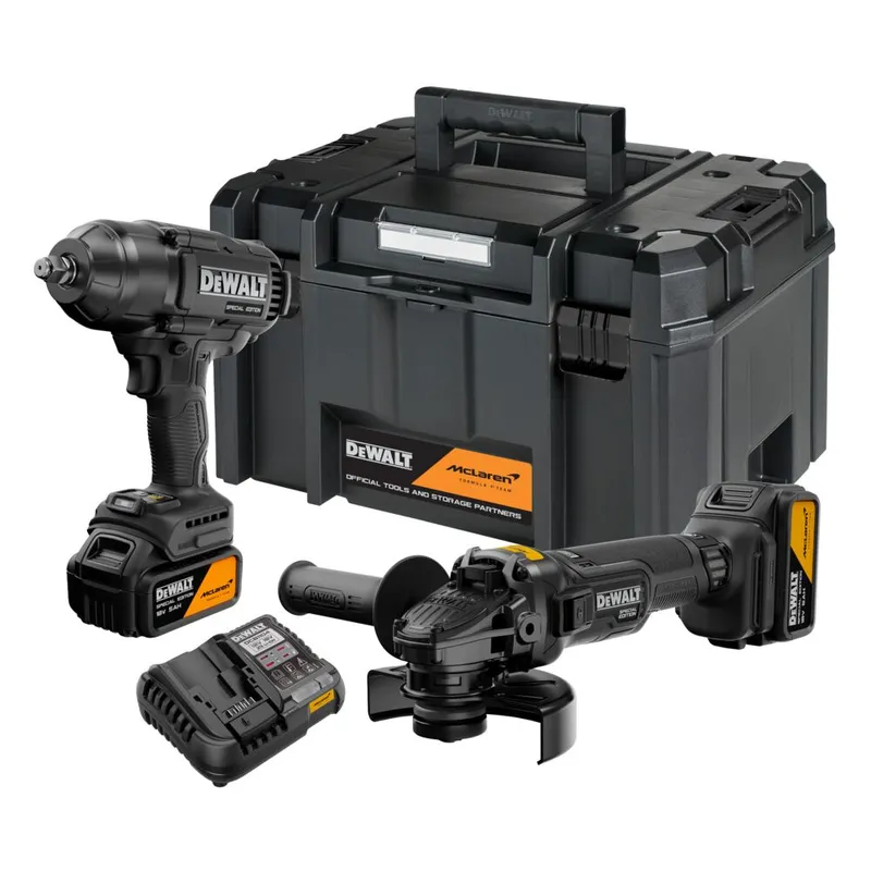Zestaw Mclaren 18V Xr DCF86 + DCG45 2*5.0AH DEWALT