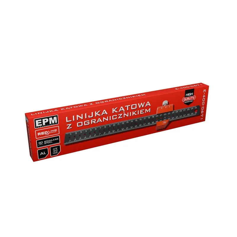 Linijka Stalowa Z Ogranicznikiem 30cm EPM