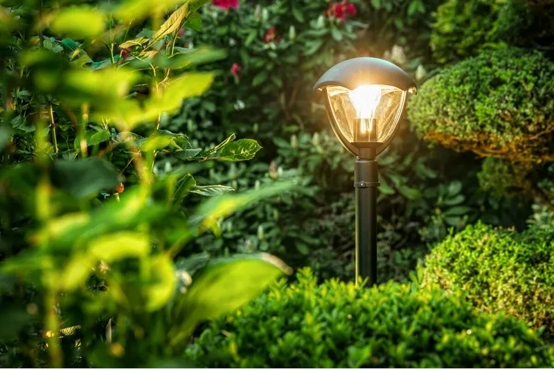 Lampa Ogrodowa Grande-P Słupek GTV - Czarna