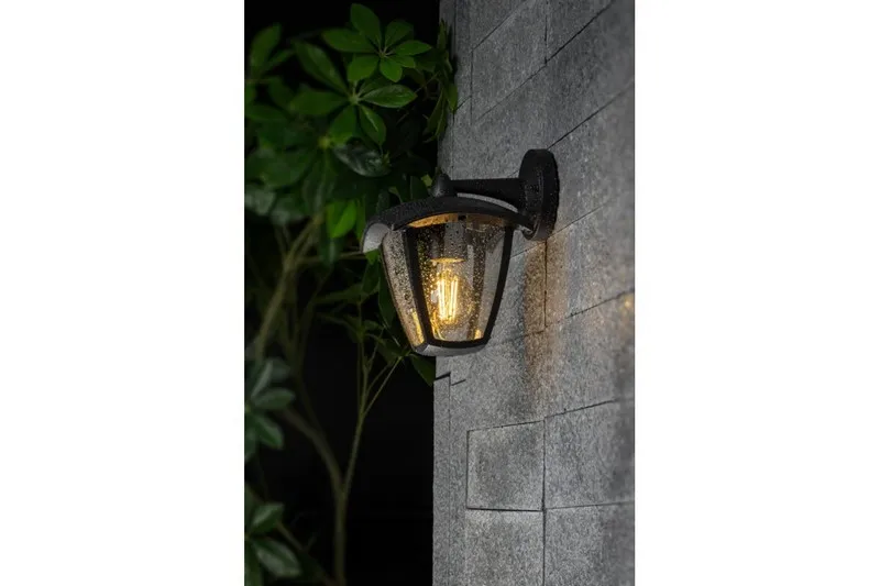 Lampa Ogrodowa Marina-Ad Kinkiet Prosty Dolny, GTV - Czarna