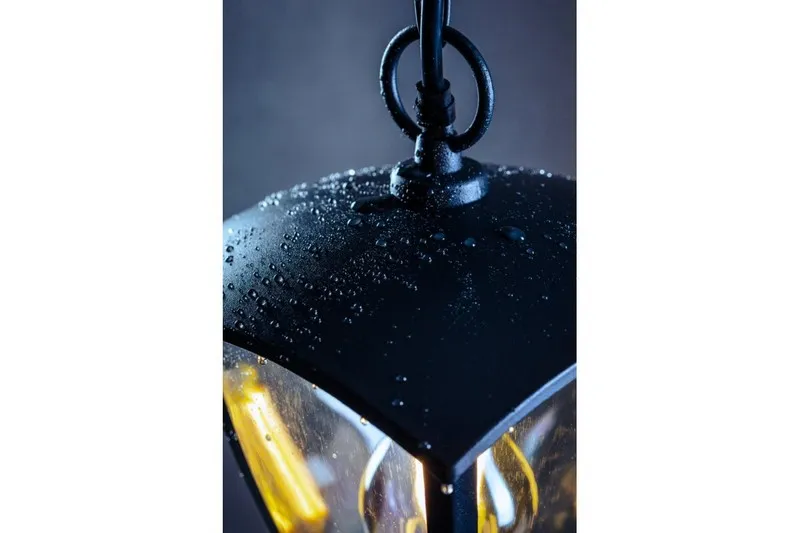 Lampa Ogrodowa Wisząca Marina-H, GTV - Czarna