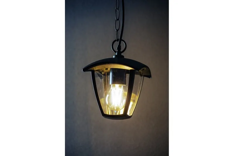 Lampa Ogrodowa Wisząca Marina-H, GTV - Czarna