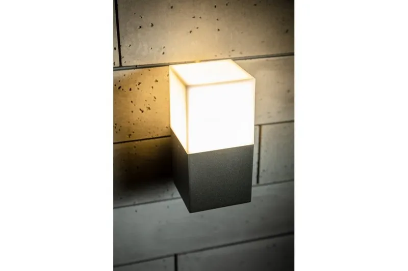 Lampa Ogrodowa Largo-Au,kinkiet Prosty Górny, Grafit GTV
