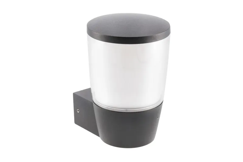 Lampa Ogrodowa Tot-Au MAX.15W Kinkiet Prosty Górny, GTV - Czarna