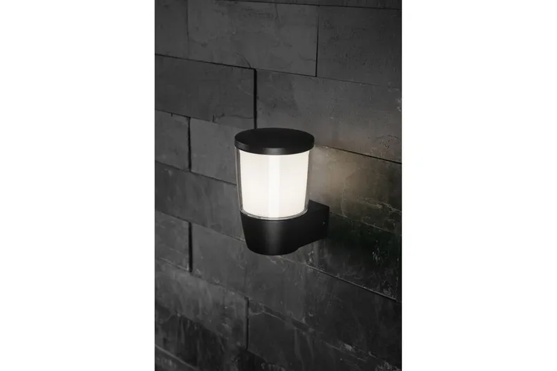 Lampa Ogrodowa Tot-Au MAX.15W Kinkiet Prosty Górny, GTV - Czarna