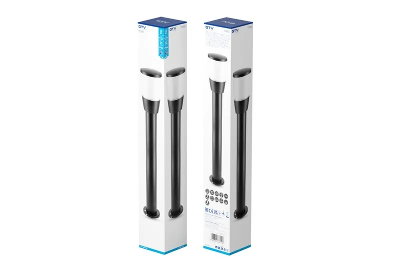 Lampa Ogrodowa Toro-P 80 Słupek GTV - Czarna