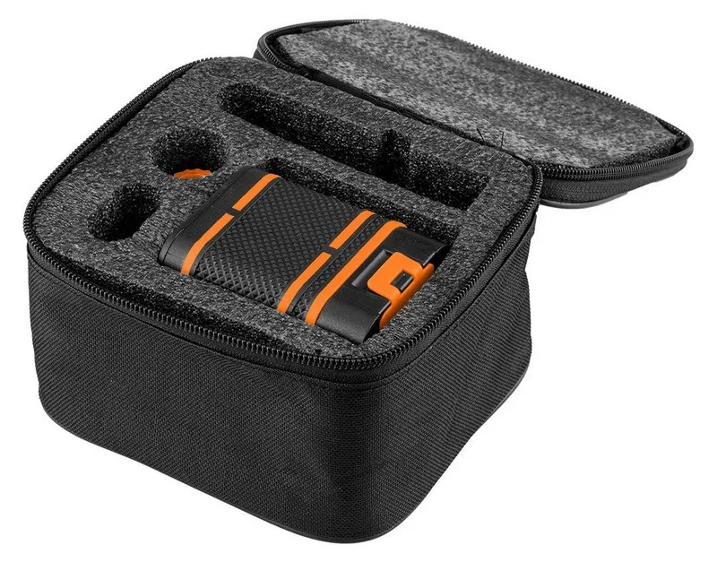 Laser Krzyżowy 15m + Etui NEO - Zielony