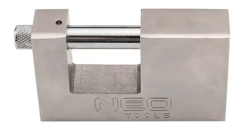 Kłódka Trzpieniowa Żeliwna 90mm, 3 Klucze NEO