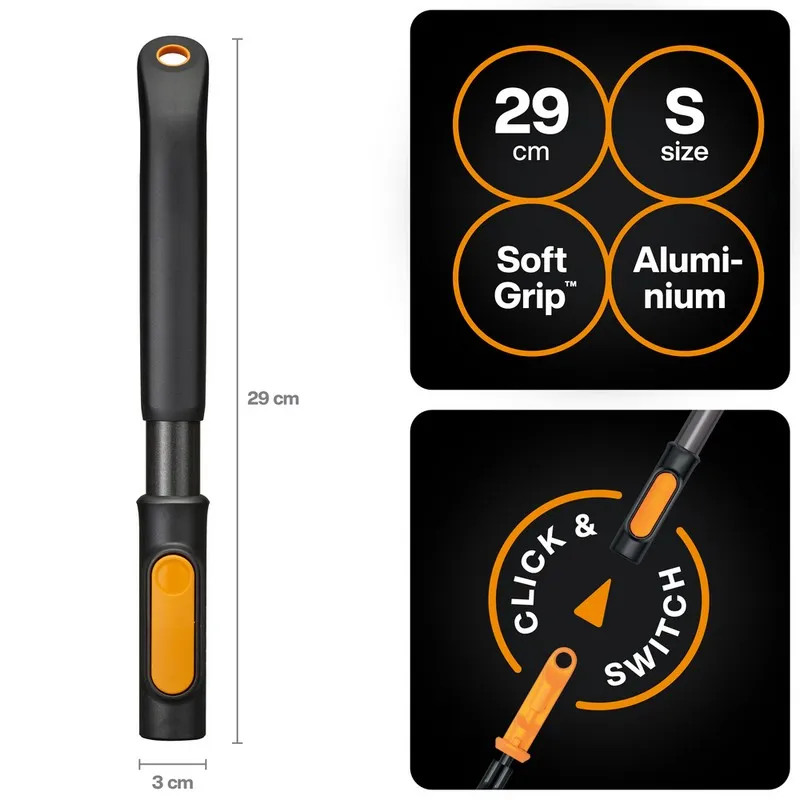 Trzonek Aluminiowy S Oneclick FISKARS