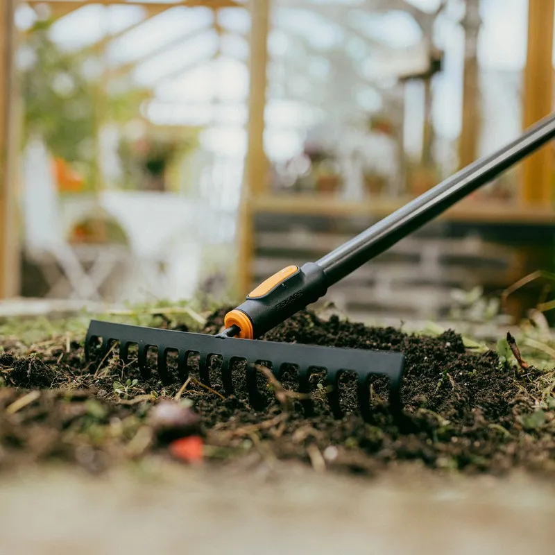 Grabie 14-ZĘBNE Metalowe Oneclick FISKARS