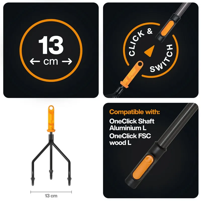 Kultywator Ręczny Oneclick 1080684 FISKARS