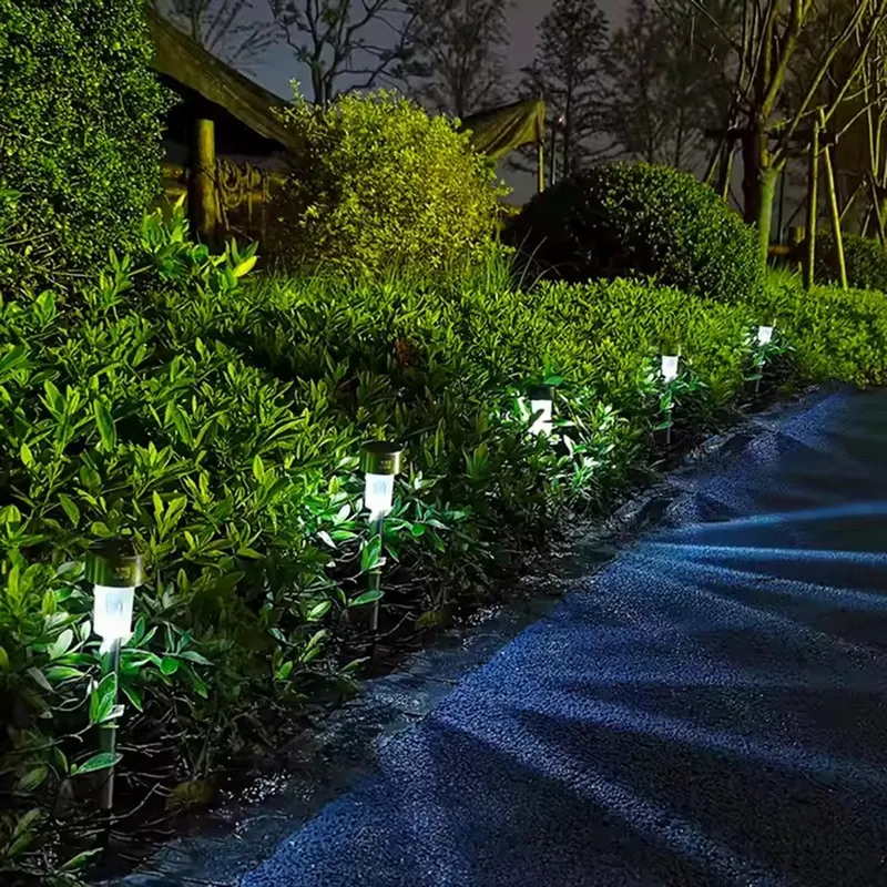 Lampa Solarna Wbijana Palis Chrom 6500K LUMILED