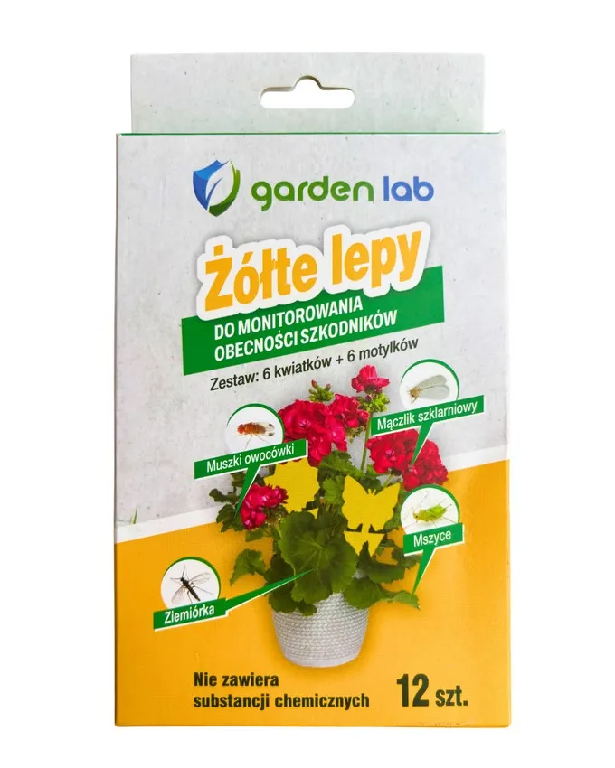 Lepy Przeciwko Insektom 12 szt - Żółte