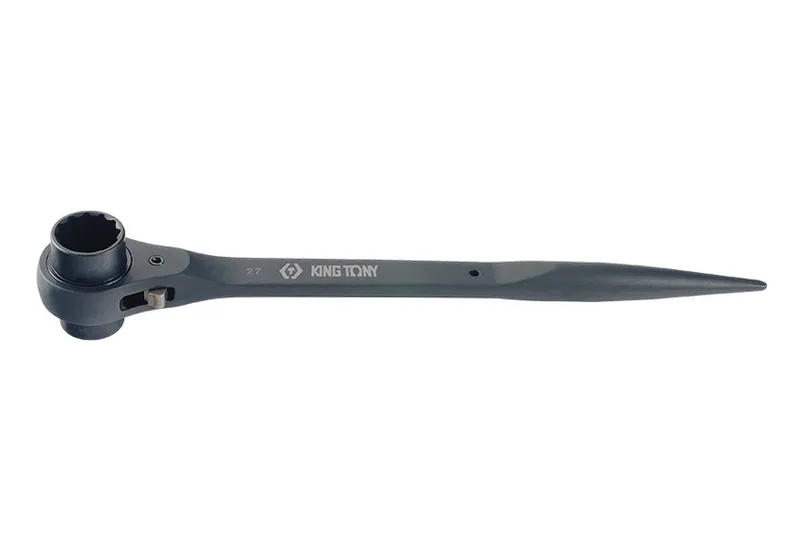 Dwustronny Klucz Nasadkowy Z Grzechotką 24X Dł. 402mm KING TONY