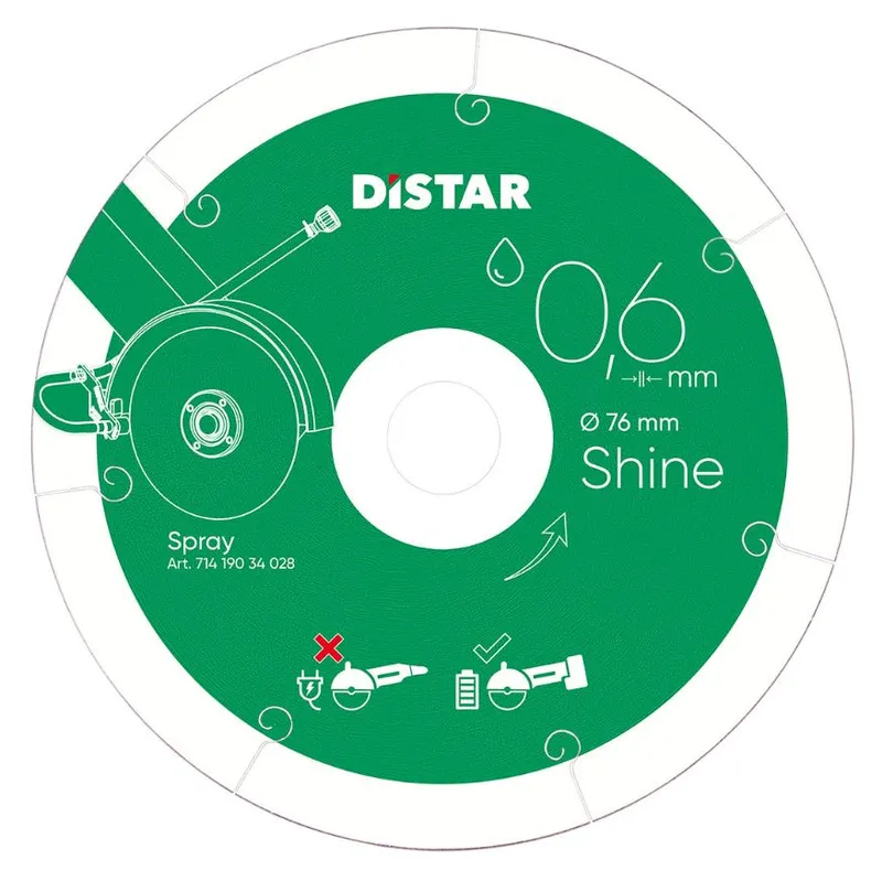 Tarcza Diamentowa Shine 76*0.6*6*10 DISTAR