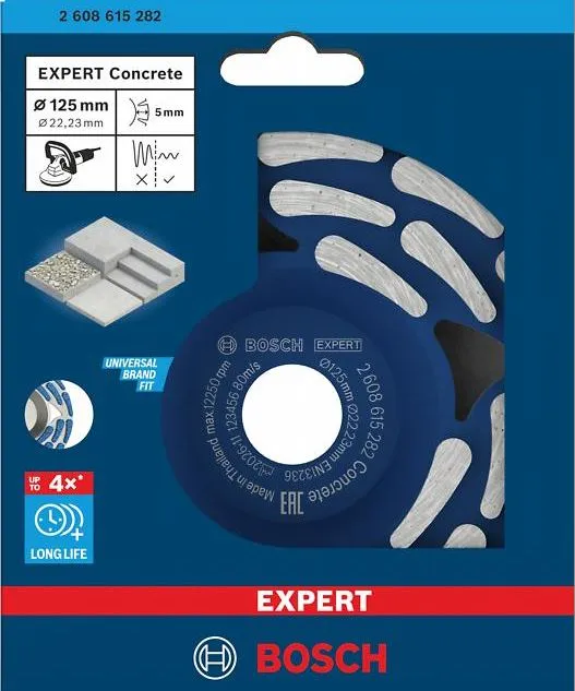 Tarcza Diamentowa Garnkowa Expert Concrete 125mm BOSCH