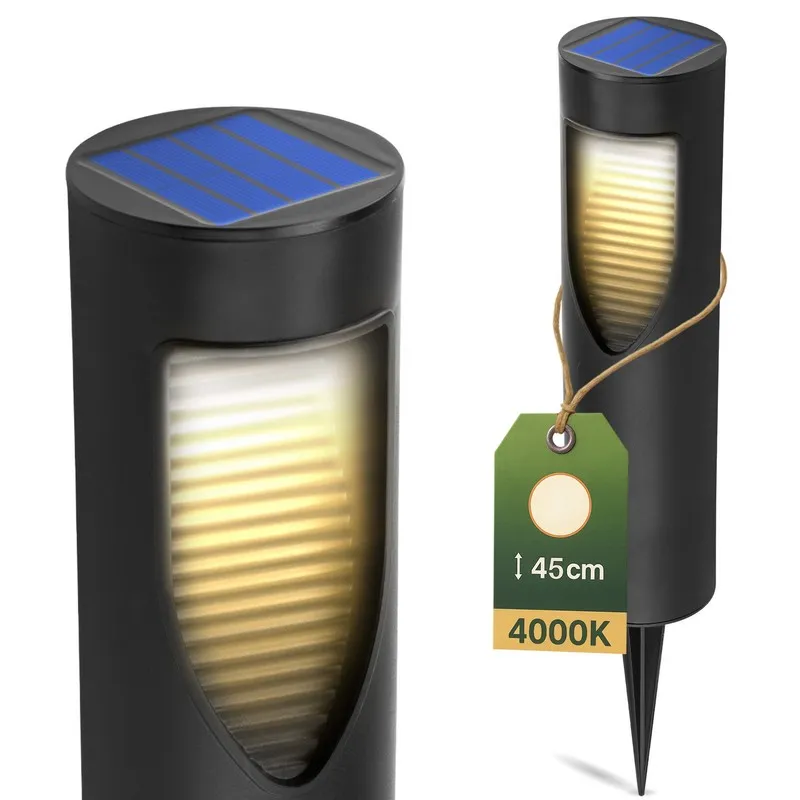 Lampa Solarna Wbijana Beczka Burgo 4000K. LUMILED