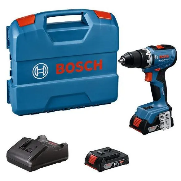 Wiertarko-Wkrętarka Akumulatorowa Gsr 18V-65 2*2.0AH BOSCH