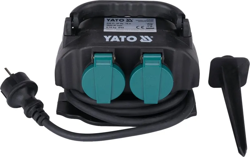 Gniazdo Ogrodowe Wbijane IP44 4*230V YATO