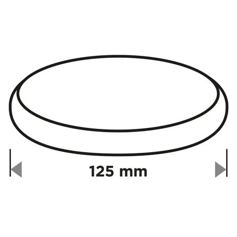 Futro Polerskie Na Rzep 125mm GRAPHITE